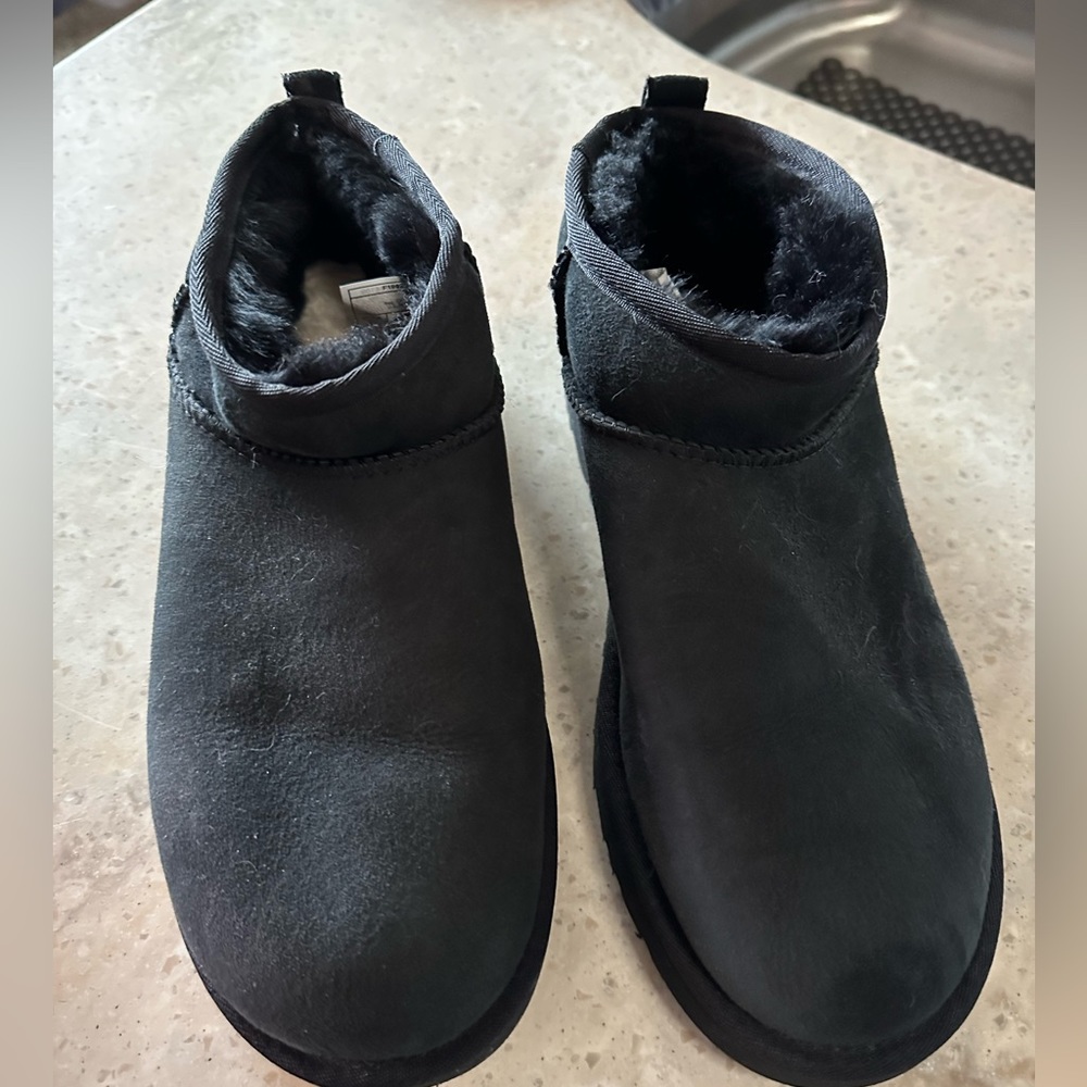 UGG Booties Boots Black Womens 9 M 9M